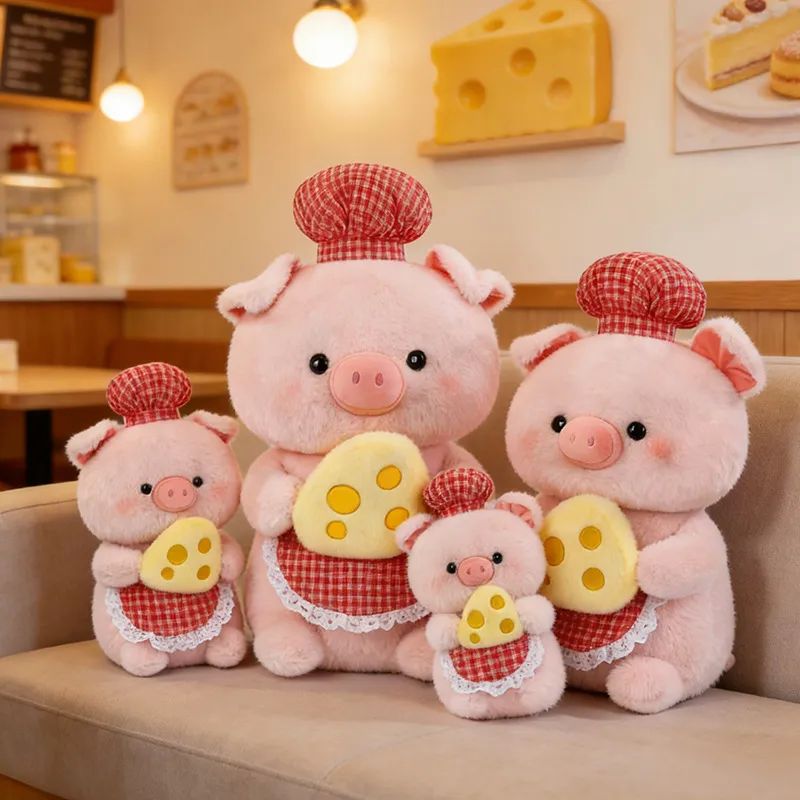Jumbo Cheese Pig Plush Toy – Oversized Soft Squishy Stuffed Animal, Huggable Soothing Pillow & Birthday Gift for Girls